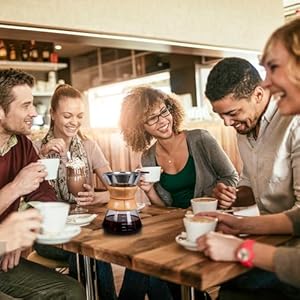 Pour Over Coffee Maker with Reusable Stainless Steel Drip Filter, Lead-Free Borosilicate Glass Coffee Carafe with Modern Wooden Collar for 1-4Cup, Circular Clear (600ml/20oz) Pour Over Coffee Maker with Reusable Stainless Steel Drip Filter Lead Free Borosilicate Glass Coffee Carafe with Modern Wooden Collar for 1 4Cup Circular Clear 600ml20oz