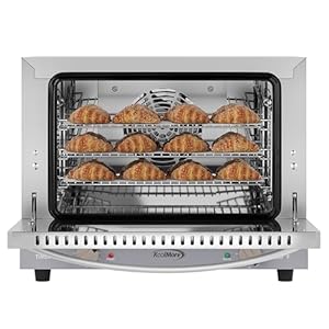 KoolMore 19 in. Countertop Convection Oven for Quarter-Size Pans with 3 Racks 1440W of Power in Stainless-Steel, 0.8 cu. ft. ETL Listed (KM-CTCO-08) KoolMore 19 in Countertop Convection Oven for Quarter Size Pans with 3 Racks 1440W of Power in Stainless Steel 08 cu ft ETL Listed KM CTCO 08