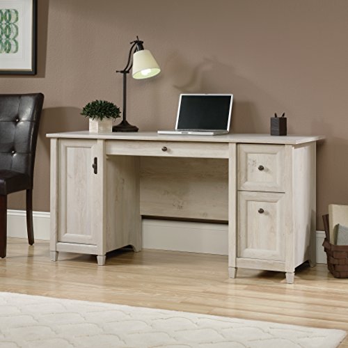 Sauder-Edge-Water-Computer-Storage-Drawers-Home-Office-Desk-L-5906-x-W-2323-x-H-2902-Chalked-Chestnut Sauder Edge Water Computer Storage Drawers Home Office Desk L 5906 x W 2323 x H 2902 Chalked Chestnut