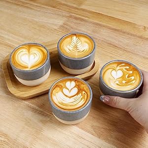 Ceramicespressocupssetof45ozespressocoffeemugsspecialglazeddemitassecupsexpressocoffeecupforespressomachine Urban Country Home Decor Ceramic espresso cups set of 4 5oz espresso coffee mugs special glazed demitasse cups expresso coffee cup for espresso machine urban country home decor