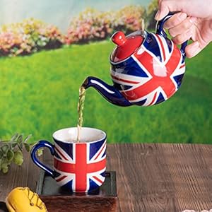   Farmhouse-Mug-85-fl-oz-250-ml-Union-Jack-hand-painted-finish