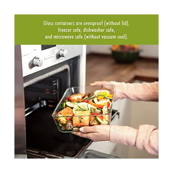 Zwilling fresh save large vacuum sealer container casserole dish with lid brownie pan lasagna pan pizza pan 115 x 79 x 32 inch  urban country home decor