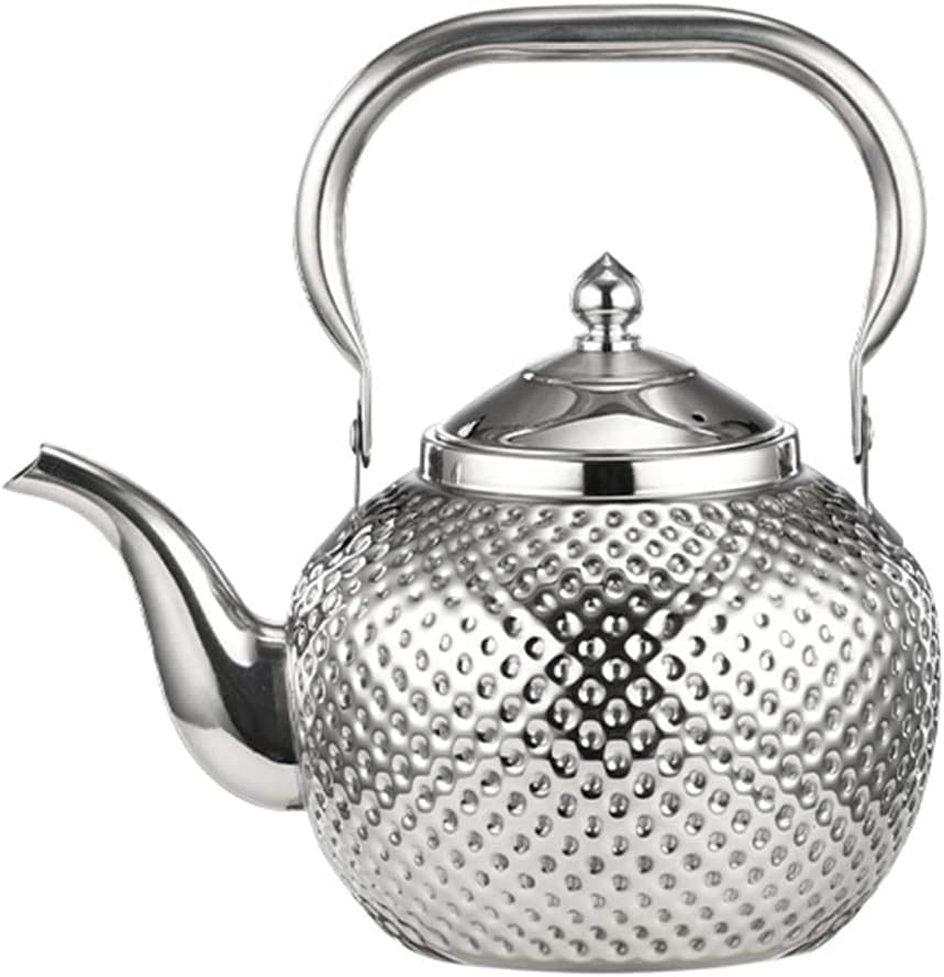 Sanqiahome1500mlteapotwithinfuserstainlesssteelwaterboilersliftinghandleteamakerwaterkettleforinductiongassilver Urban Country Home Decor Sanqiahome 1500ml teapot with infuser stainless steel water boilers lifting handle tea maker water kettle for inductiongas silver urban country home decor