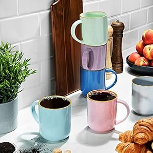   Set-of-6-Large-16-Ounce-Ceramic-Coffee-Mugs-Pastel-Sparkles