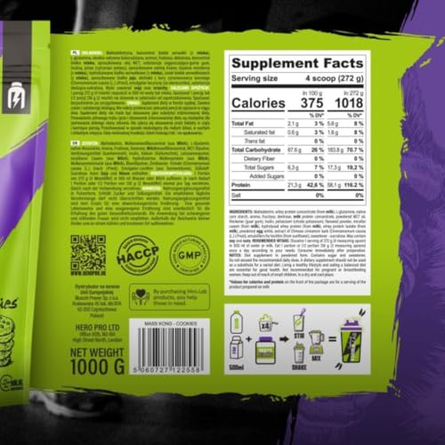 HIROLAB-Mass-Kong-1000g-191G-Carbohydrates-67G-Protein-Mass-Gainer-increase-the-size-of-your-muscle-mass-Cookies
