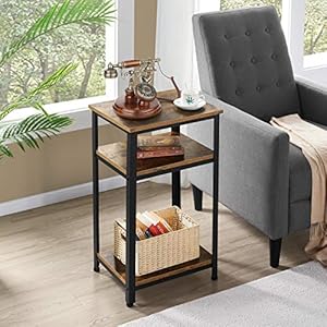   Topeakmart-3-Tier-End-Table-Industrial-Side-Telephone-Table-with-Storage-Shelf-for-Living-Room-Rustic-Brown