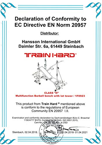 TrainHard-Kraftstation-Hantelbank-mit-vielseitigen-Trainingsmoeglichkeiten