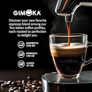 GIMOKA 100 Espresso Coffee pods Variety Pack compatible with Nespresso Original Machines Italian Espresso pods
