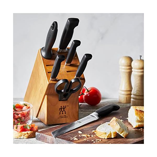   ZWILLING-JA-Henckels-Four-Star-Anniversary-8-pc-Knife-Block-Set