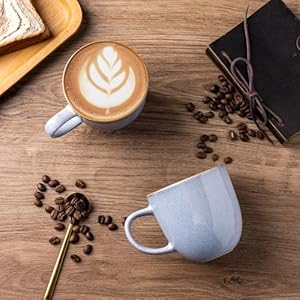 Amorarc12ozcoffeemugsceramiccoffeemugssetof6formanwomandadmommoderncoffeemugswithhandleforlattecappuccinomilkcocoadishwashermicrowavesafebluereactiveglaze  Urban Country Home Decor Amorarc 12oz coffee mugs ceramic coffee mugs set of 6 for man woman dad mom modern coffee mugs with handle for lattecappuccinomilkcocoa dishwashermicrowave safe blue reactive glaze  urban country home decor
