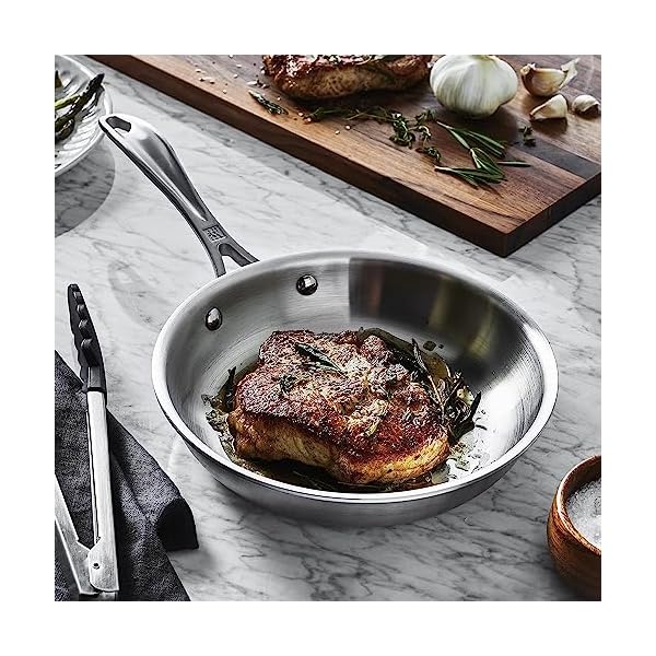 Zwilling spirit stainless fry pan 8 inch stainless steel  urban country home decor