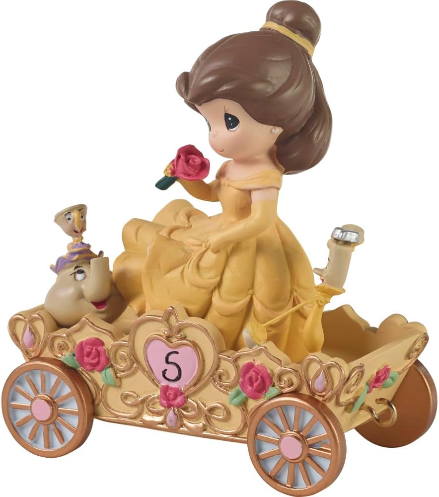 Belle age 5 birthday figurine