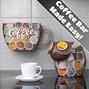   Made-Easy-Kit-Coffee-Pod-Organizer-Home-Coffee-Bar-Functional-Decor-Cafe-Station-Countertop-Storage-Accessories-Sea-Turtle