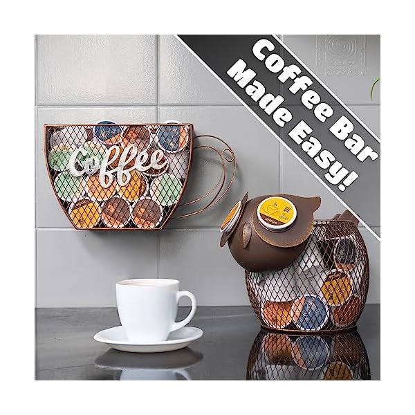   Made-Easy-Kit-Coffee-Pod-Organizer-Home-Coffee-Bar-Functional-Decor-Cafe-Station-Countertop-Storage-Accessories-Sea-Turtle