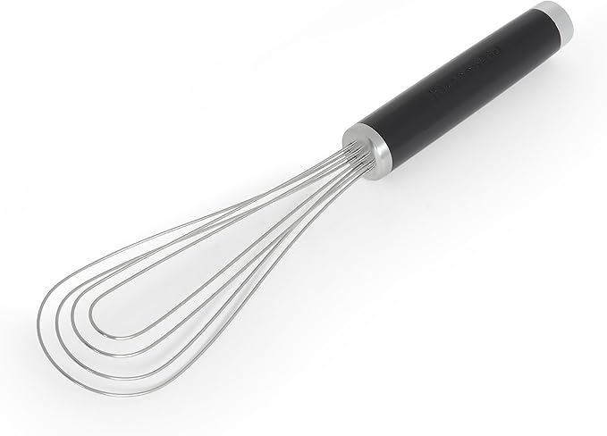 KitchenAid Utility and Flat Whisk Set, Set Of 2, Black