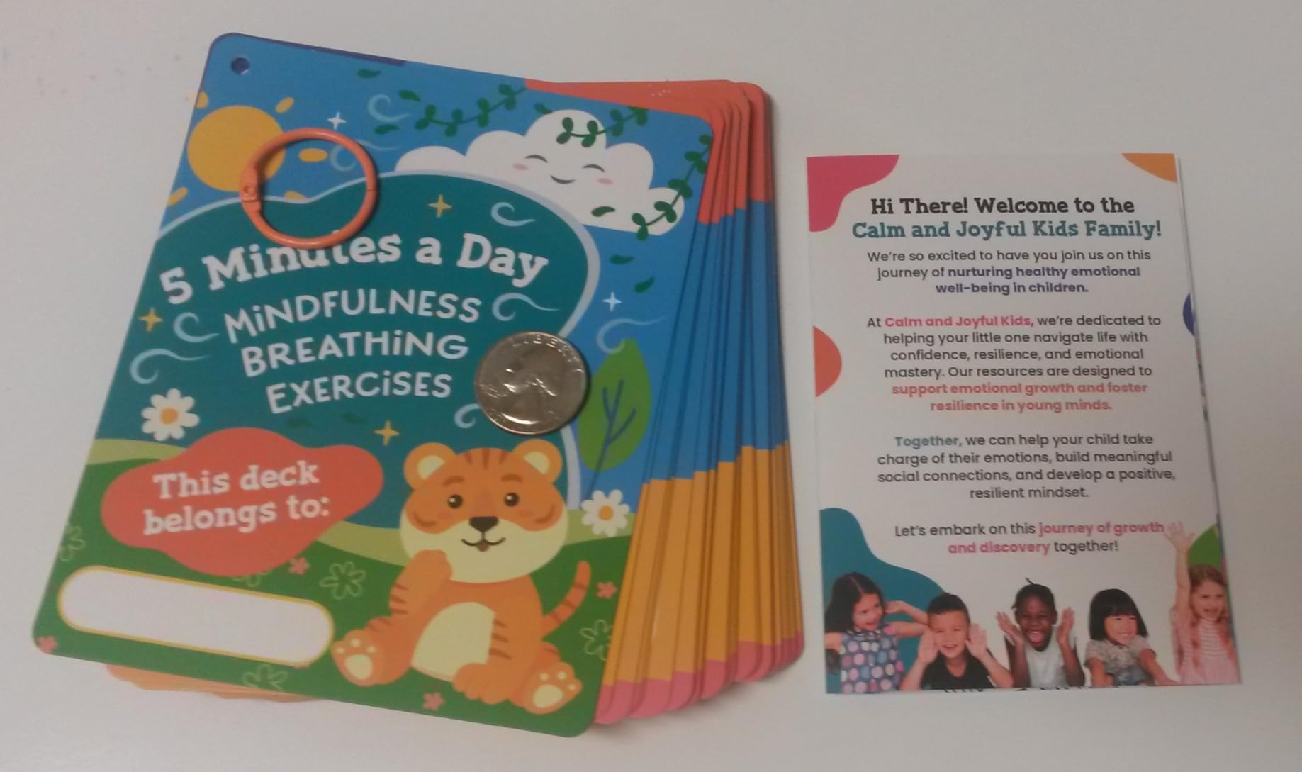 5 Minutes a Day Breathing Cards for Kids