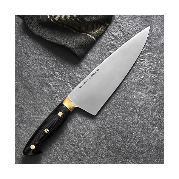 Kramer by zwilling euroline carbon collection 20 8 inch chefs knife  urban country home decor