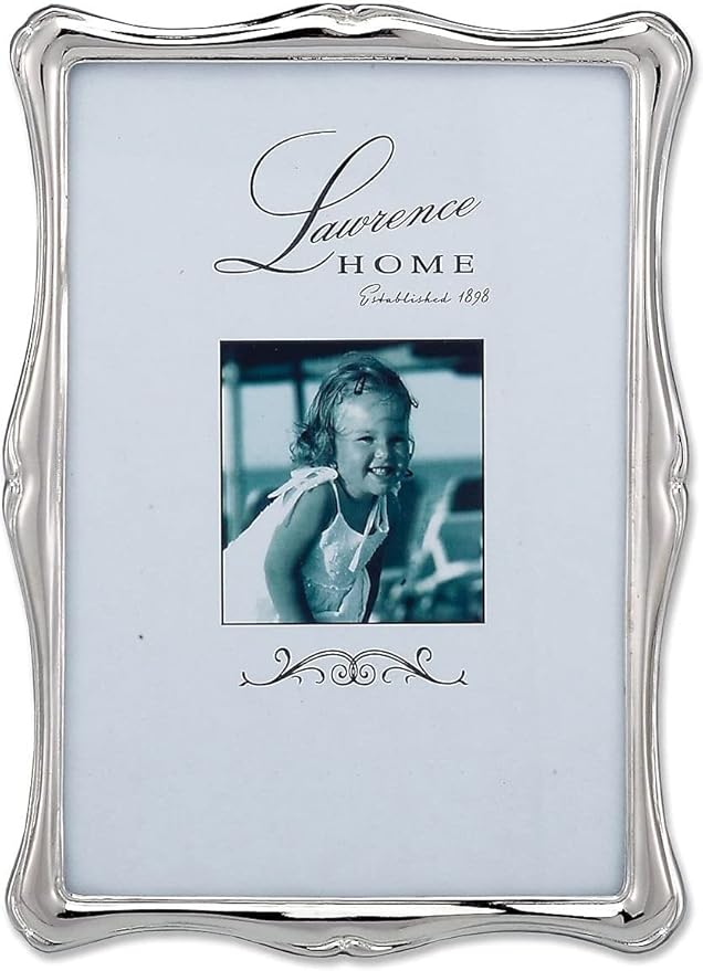 Lawrence Frames 710246 Silver Metal Romance Picture Frame, 4 by 6-Inch, Silver