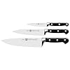 Professional S Zwilling JA Henckels 3 Piece Knives Set BlackStainless Steel 35602 000 0