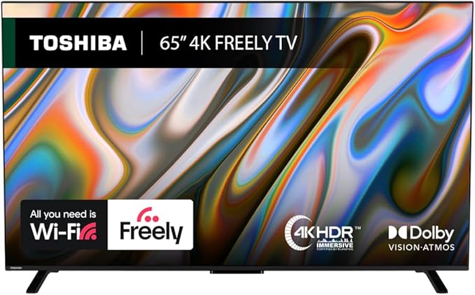 Image of Toshiba 65” UV2F53DB 4K Smart VIDAA TV with Dolby Vision & Atmos, Alexa & Google Assistant Support
