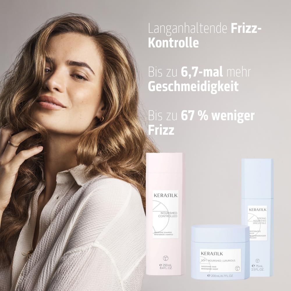 erasilk ist die Premium Salonhaarpflege für Zuhause. Es bietet Glanz, Schutz und Premiumpflegestoffe jeden Tag. Dein Bestes Haargefühl - jeden Tag.