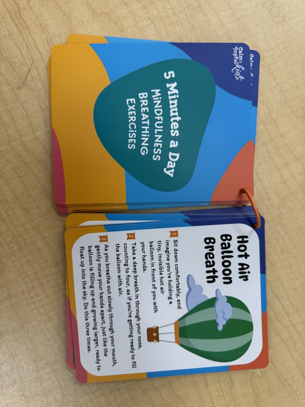 5 Minutes a Day Breathing Cards for Kids