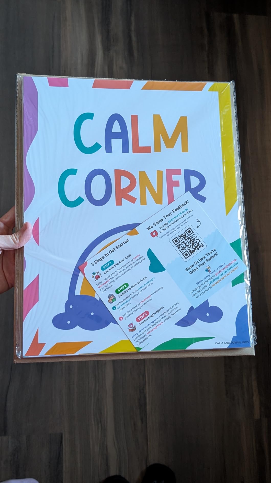 Calm Down Corner Posters