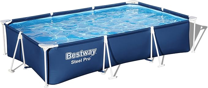Image of Bestway Steel Pro | Metal Frame Above Ground Pool, Family Outdoor Pool 9.10ft