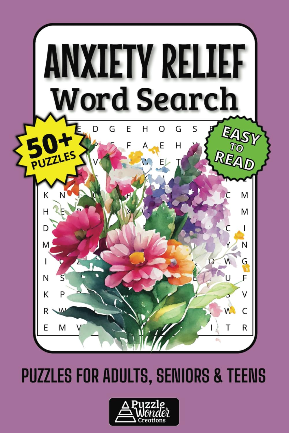 Anxiety Relief Word Search Puzzle Book: Find Calm Moments & Stress Relief Fun! ???