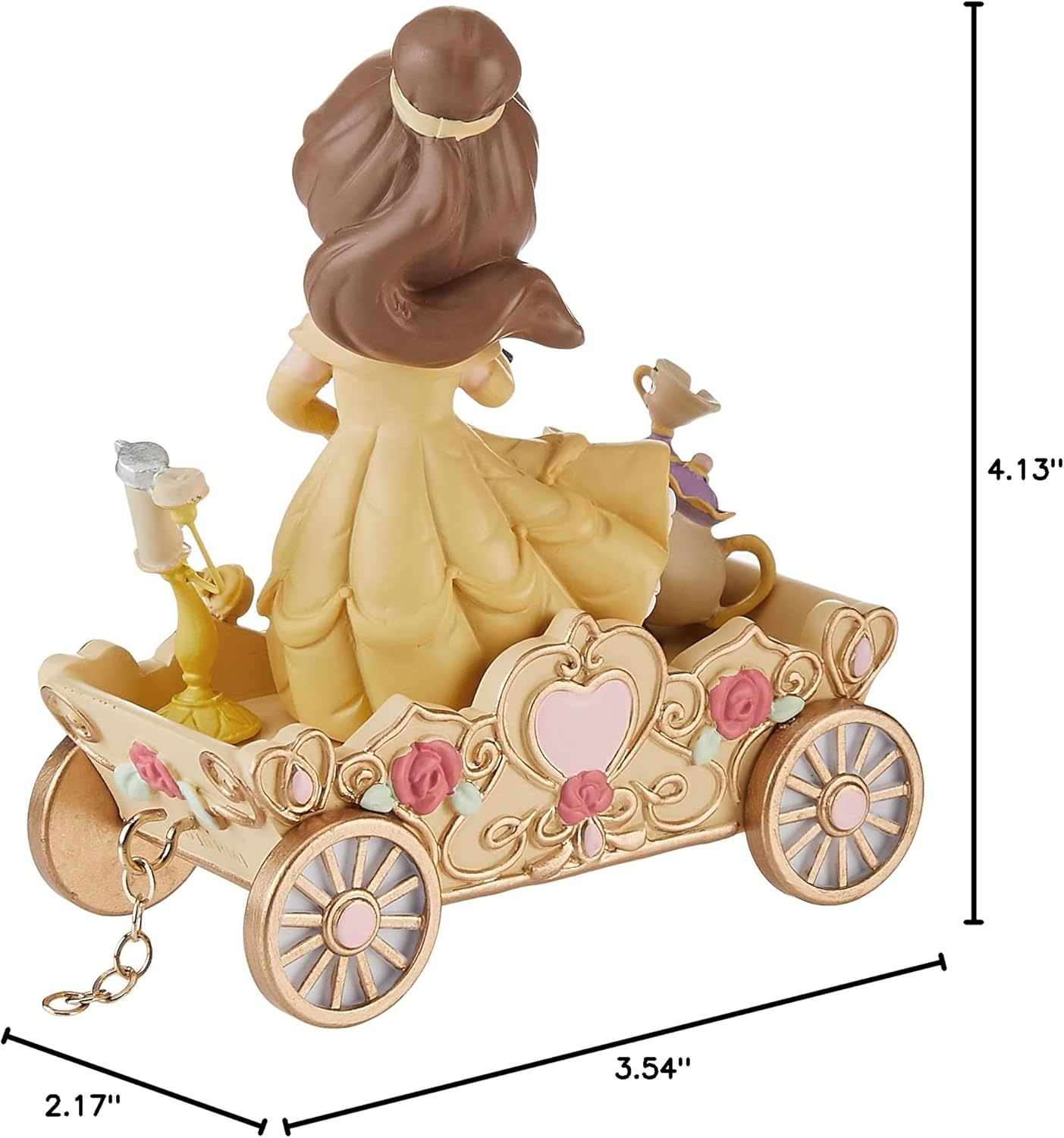 Belle age 5 birthday figurine