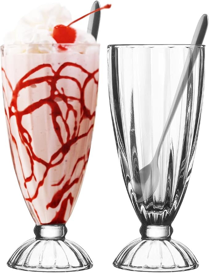 Milkshake Glasses (Set of 2)
