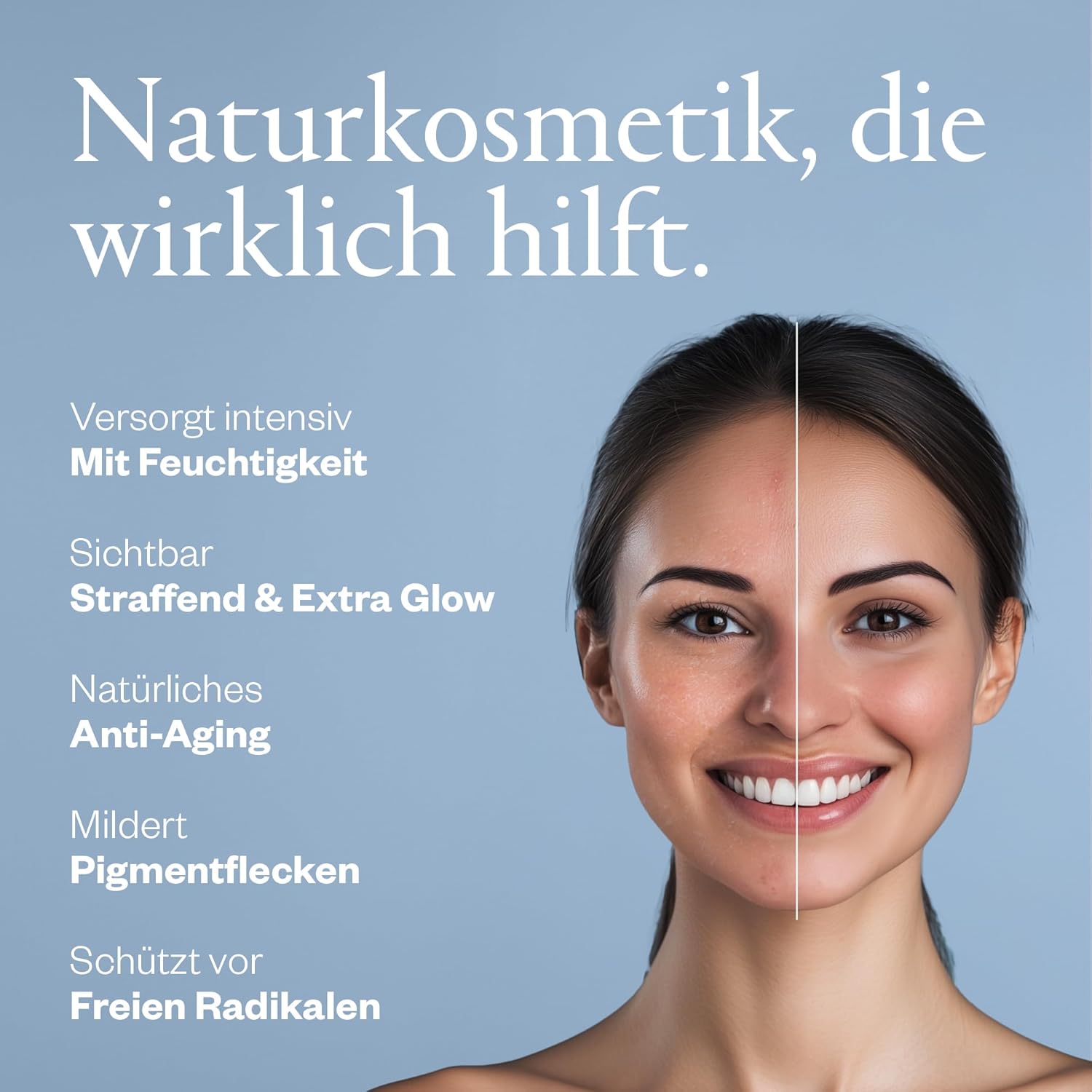 für ein aufgepolstertes Hautbild, gestraffte Konturen & frischen Glow - mit Bio-Molke, Vitamin C & E, Sheabutter & Squalan - hergestellt im Chiemgau