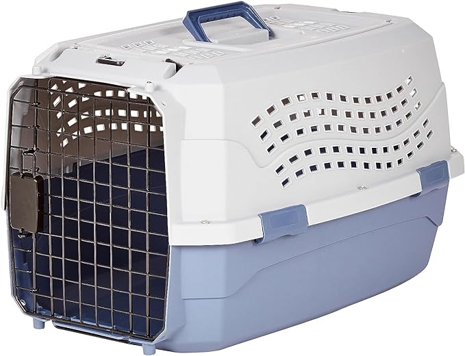 Pet Travel Carrier | Gray & Blue, 22.8"L x 15.0"W x 13.0"H