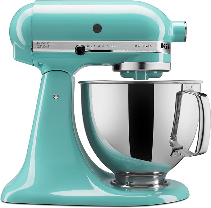 KitchenAid Artisan Series 5 Quart Tilt Head Stand Mixer with Pouring Shield KSM150PS, Lavender Cream