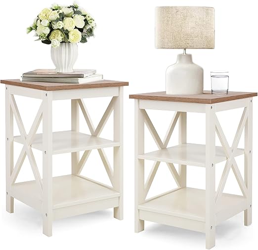 PHI VILLA End Table Living Room Set of 2