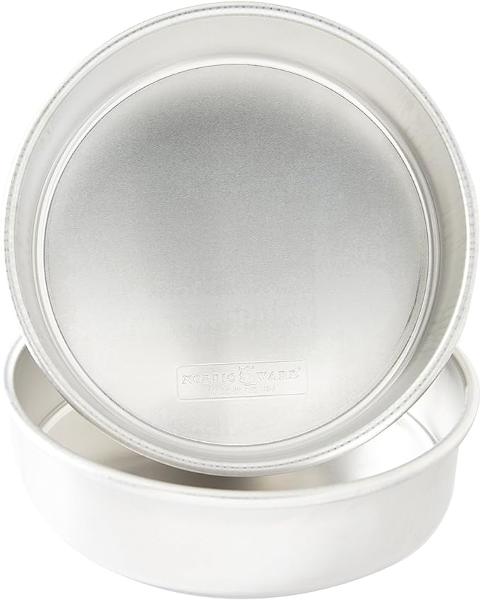 Nordic Ware Round Natural Cake Pan, 9-Inch, 2-Pack