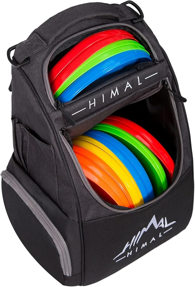 Disc Golf Bag Holds 22+ Discs, Durable Disc Golf Backpack with Large Capacity, and Multiple Storage Pockets