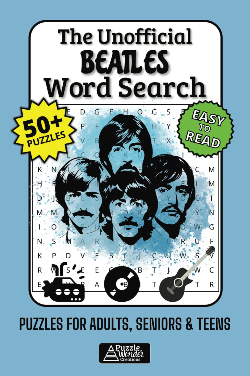 Beatles Word Search Puzzle Book: Fun, Easy-to-Read Puzzles for Fab Four Fans! ????