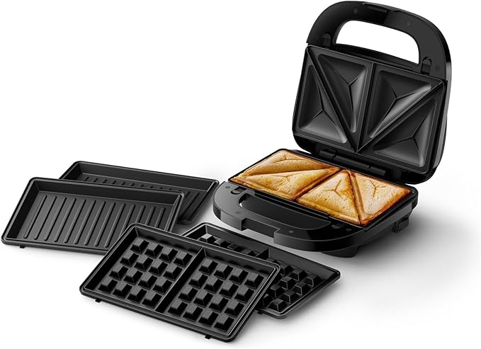 Philips Sandwichmaker 5000 Serie Panini, Waffeln, Sandwichplatten