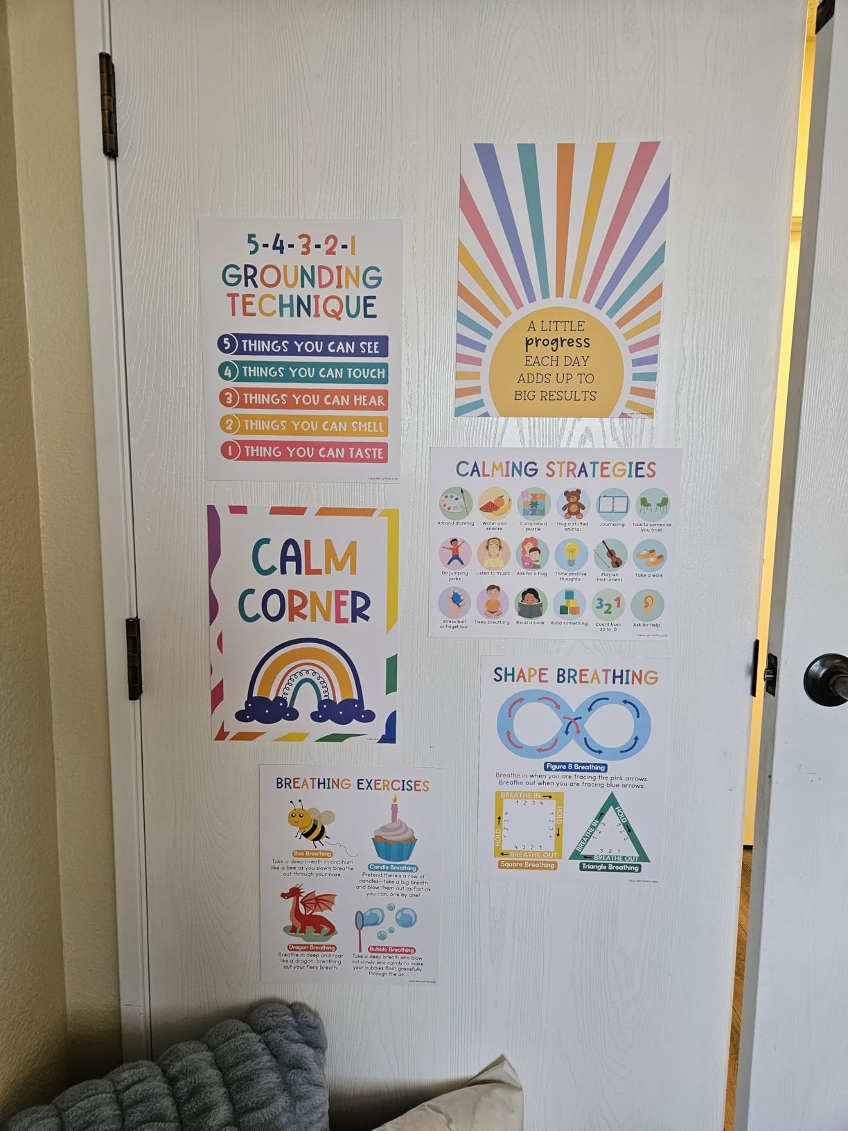 Calm Down Corner Posters