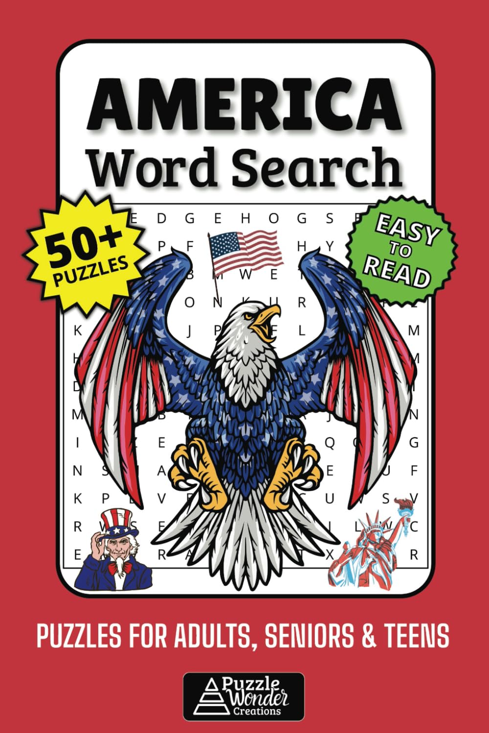 America Word Search Puzzle Book: Explore U.S. States, Cities & History! ????