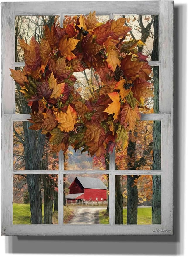 Epic Graffiti 'Fall Window View II' by Lori Deiter