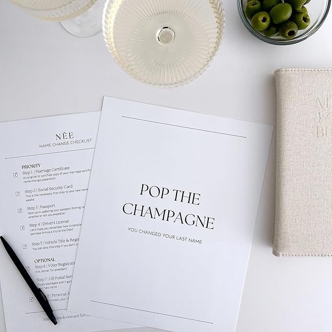 Name Change Kit for Brides (Maryland)