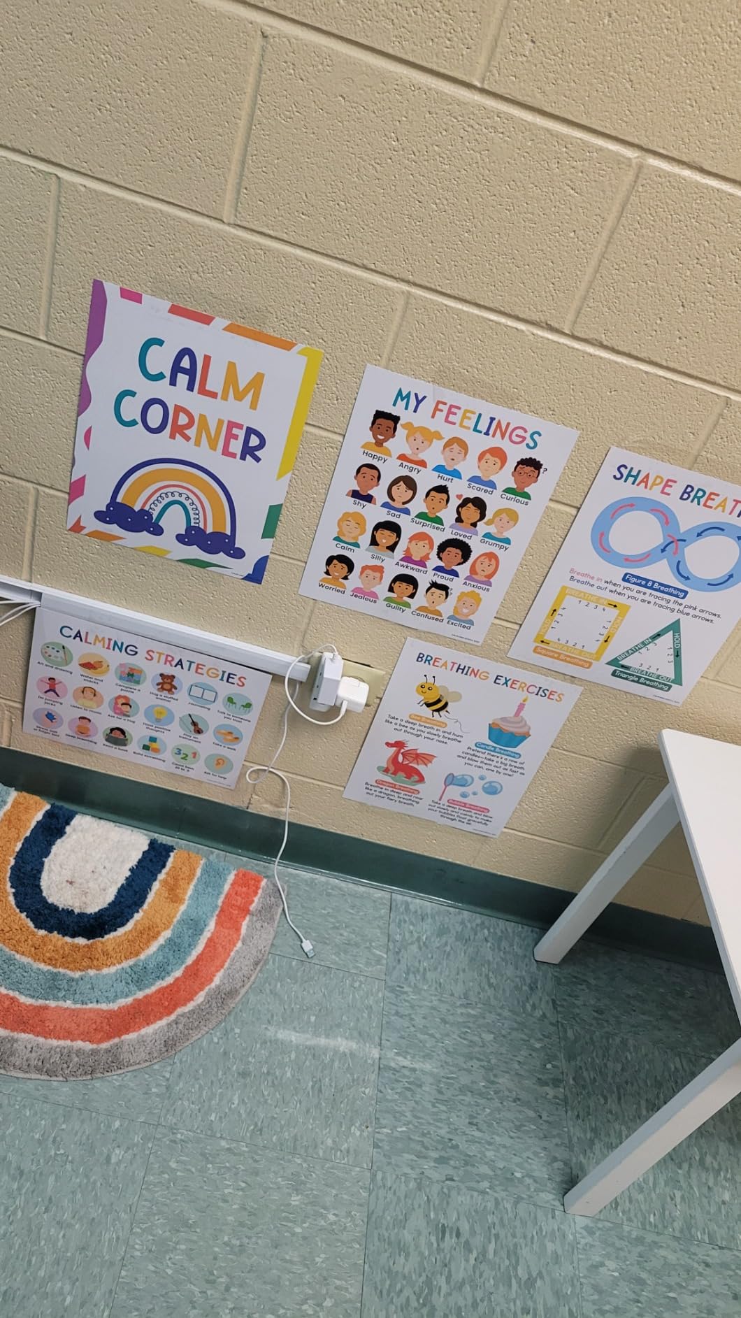Calm Down Corner Posters