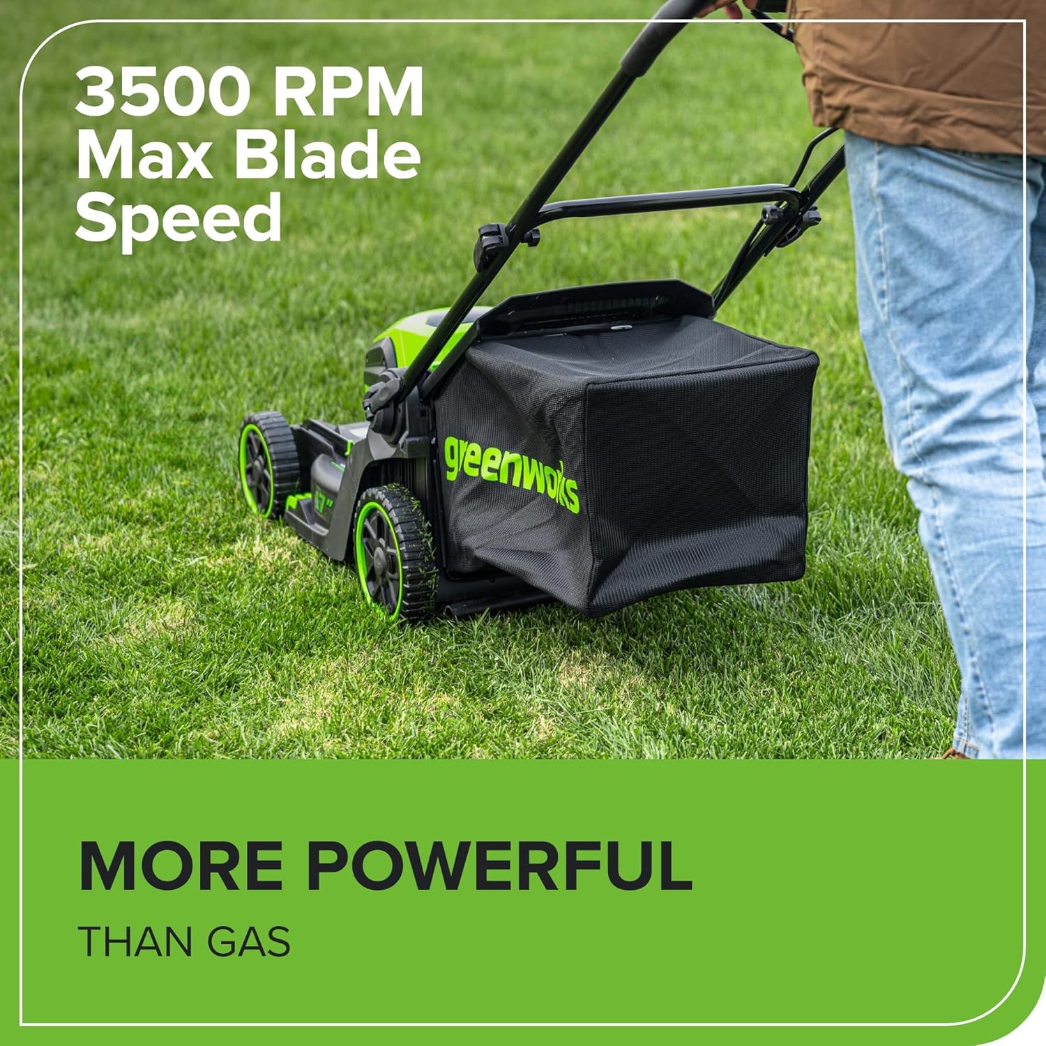 Greenworks 60V 17" Brushless Lawn Mower