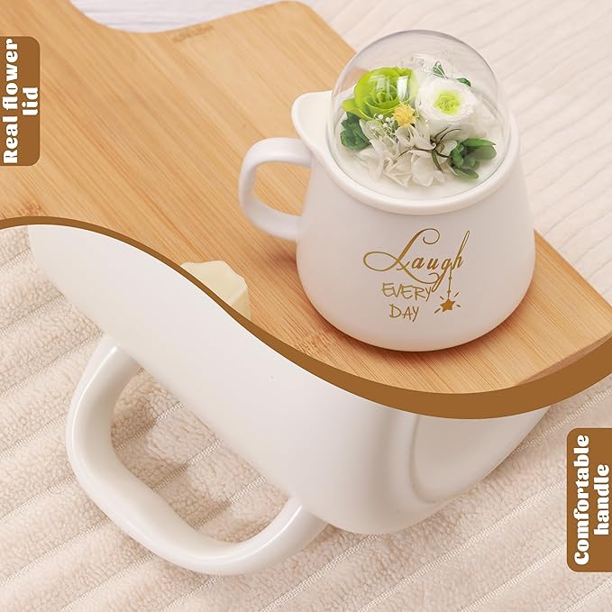 ANLUNOB is committed to providing high-quality products, so you can buy this mug with ease knowing that customer satisfaction is our top priority. If you encounter any issues with the mug after receiving it, simply contact us, and we will make every effort to resolve the problem. Give the gift of luxury and functionality with this exquisite coffee mug, perfect for treating yourself or a special woman in your life. Description by ChatGPT.