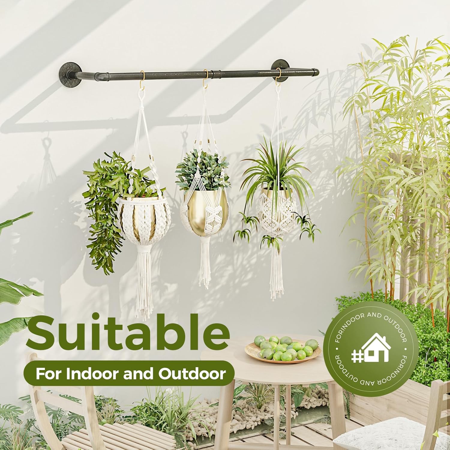 Bamworld Hanging Planters for Indoor Plants