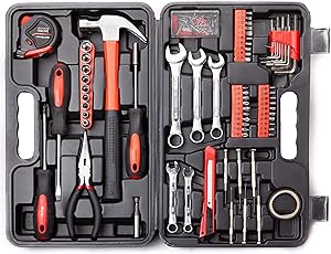CARTMAN 148 Piece Automotive and Household Tool Set - Perfect for Car Enthusiasts and DIY Home Repairs
