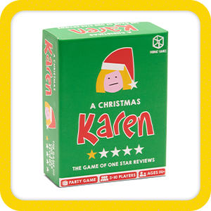 Format Games A Christmas Karen Bluffing Party Game Ages 14+ 3-10 Players 30-45 Mins Playing Time