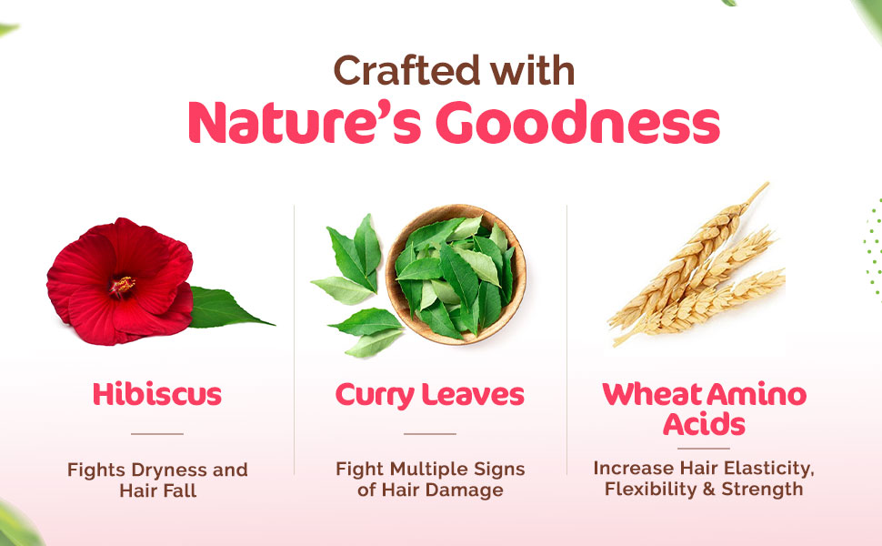 Mamaearth Hibiscus Damage Repair Shampoo With Hibiscus & Curry Leaves